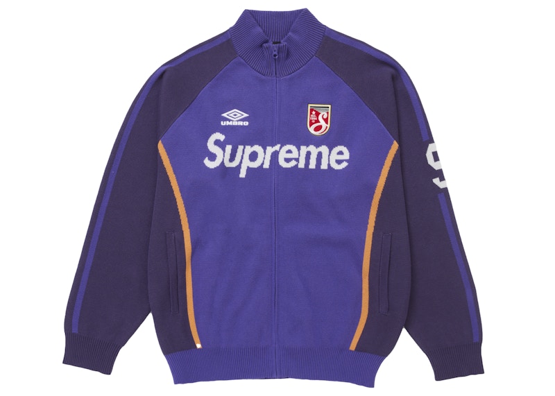 Supreme Umbro Zip Up Sweater Purple