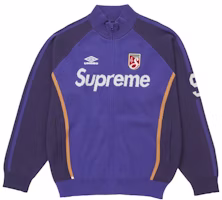 Supreme Umbro Zip Up Sweater Purple Supreme Umbro Zip Up Sweater Purple