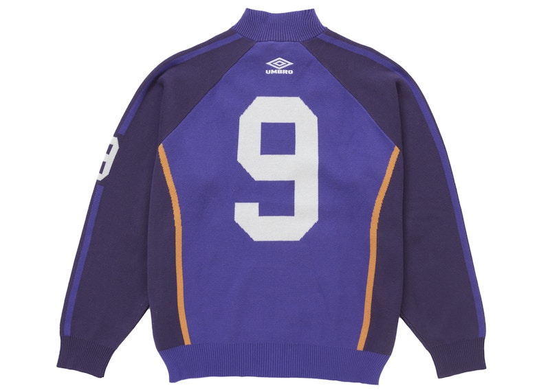 Supreme Umbro Zip Up Sweater Purple 圖 2