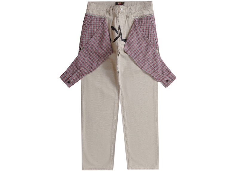 Supreme UNDERCOVER Layered Jean Washed Grey