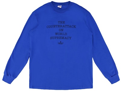 Supreme UNDERCOVER/Public Enemy Counterattack L/S Tee Royal Biru Buy Supreme UNDERCOVER/Public Enemy Counterattack L/S Tee Royal Biru