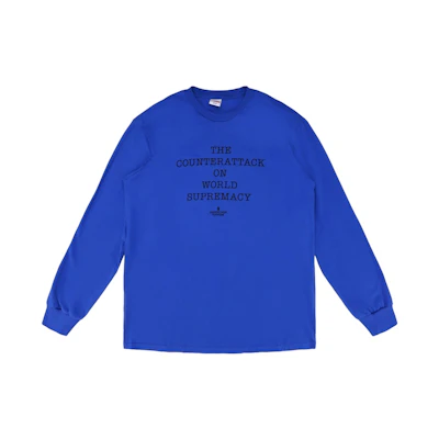 Supreme UNDERCOVER/Public Enemy Counterattack L/S Tee Royal