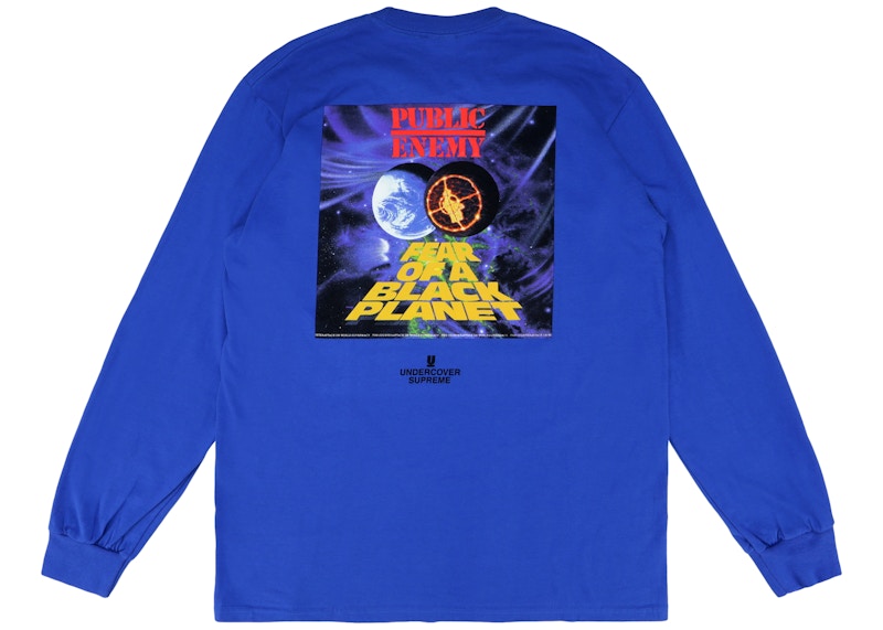 Supreme UNDERCOVER/Public Enemy Counterattack L/S Tee Royal 圖 2