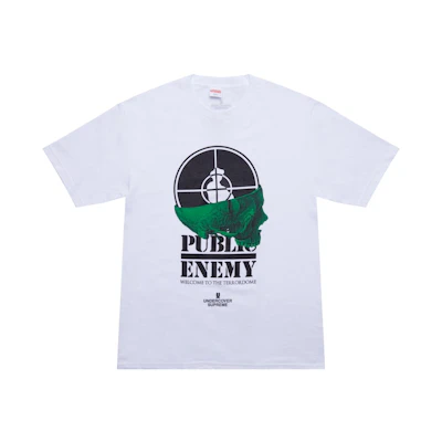 Supreme UNDERCOVER/Public Enemy Terrordome Tee White