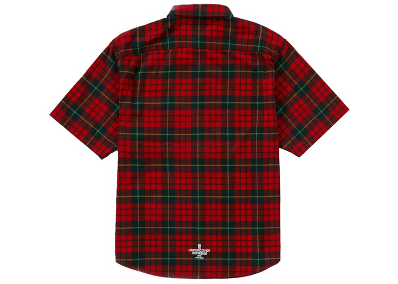 Order Supreme x UNDERCOVER 半袖チェックシャツ (赤)
