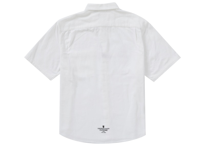 Order Baju Flanel Lengan Pendek Supreme UNDERCOVER Putih