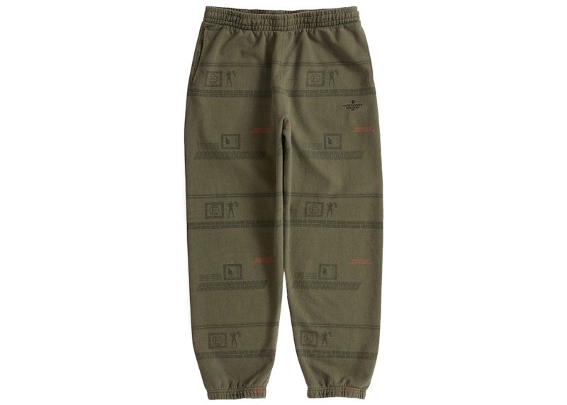 Buy Supreme UNDERCOVER Celana Panjang Gelap Zaitun