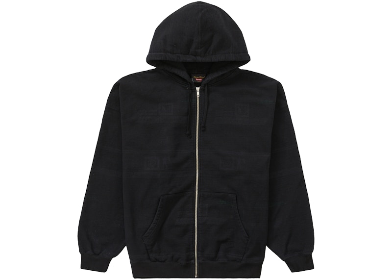 Supreme UNDERCOVER Zip Up Hooded Sweatshirt Black