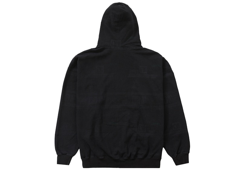 Order Supreme UNDERCOVER Zip Up Hooded Sweatshirt Black