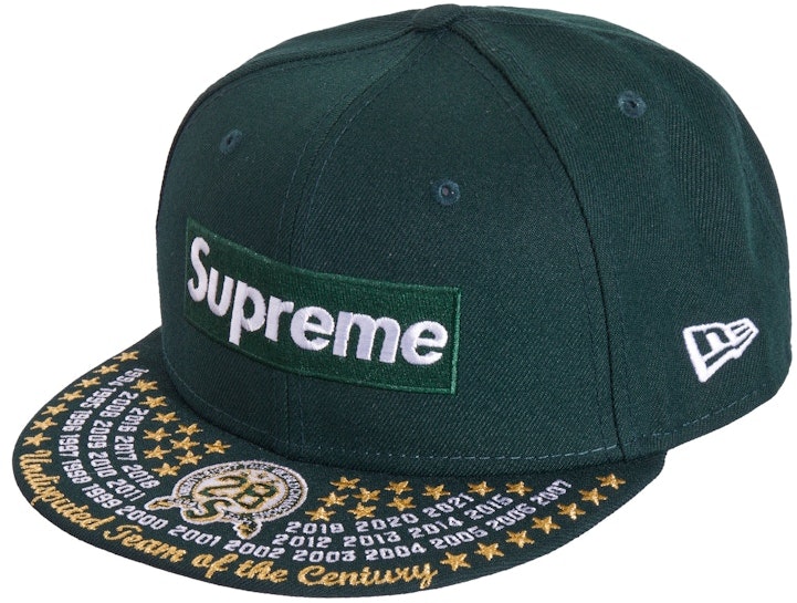 supreme-undisputed-box-logo-new-era-fitted-hat-dark-green