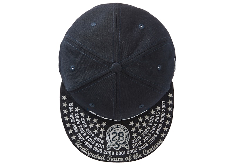 Lookbook 至高無上無可爭議Box Logo New Era合身帽 海軍藍