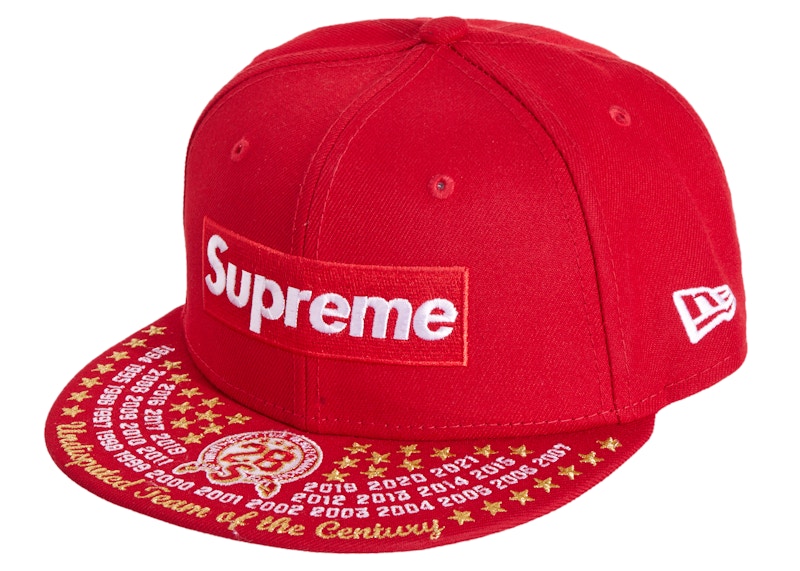 Buy Supreme 無可爭議盒標 New Era 紅色合身帽