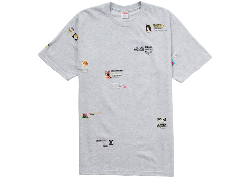 Supreme Upset Tee Ash Grey