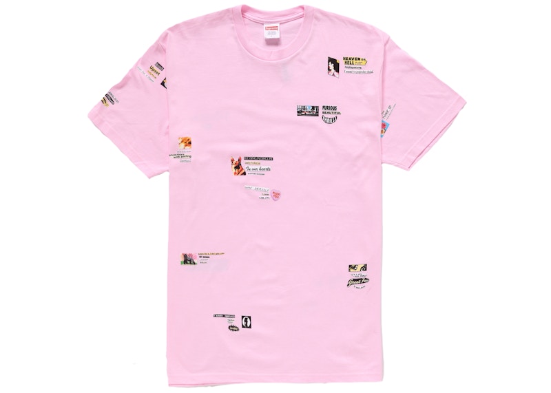 Supreme Upset Tee Light Pink