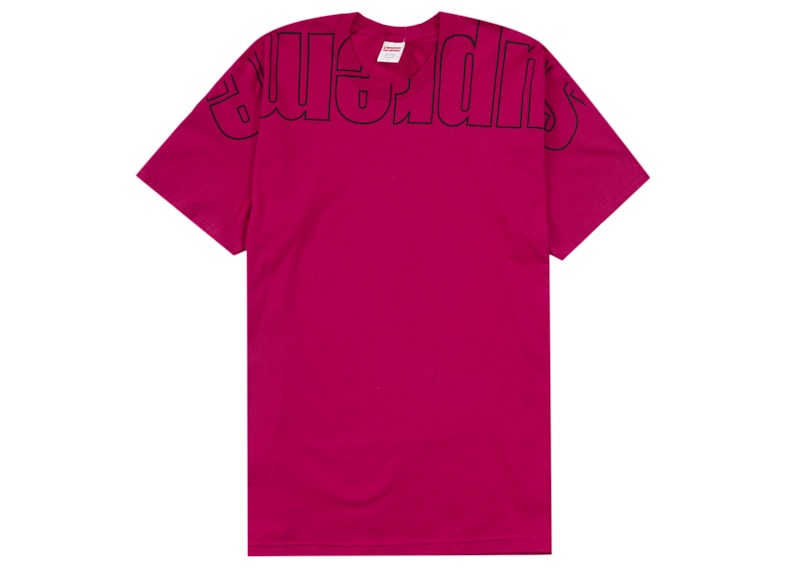 Buy Supreme Upside Down Tee Magenta