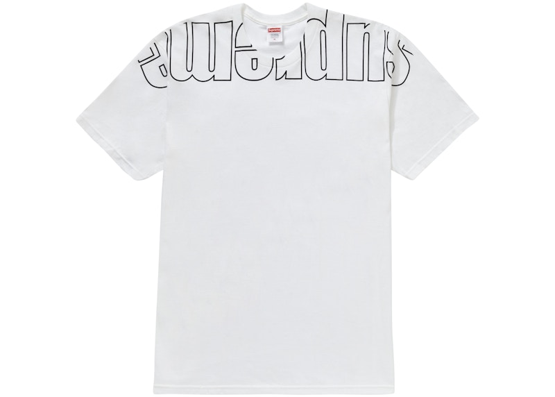 Buy シュプリーム 逆さロゴTシャツ (白)
