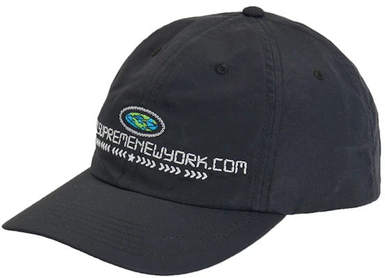 Supreme URL 6-Panel Black Buy Supreme URL 6-Panel Black