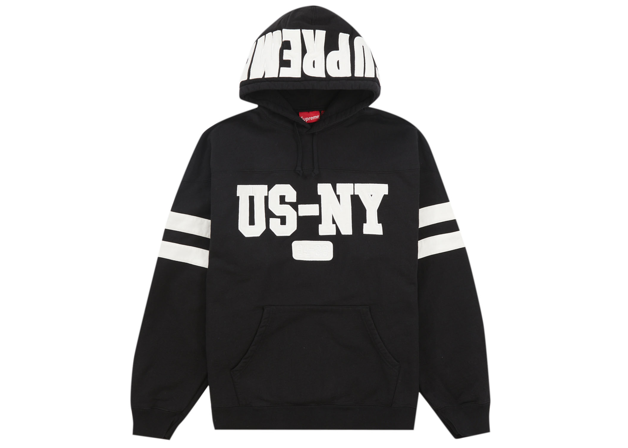 Supreme Cropped Panels Hooded 黒XL 【公式通販】