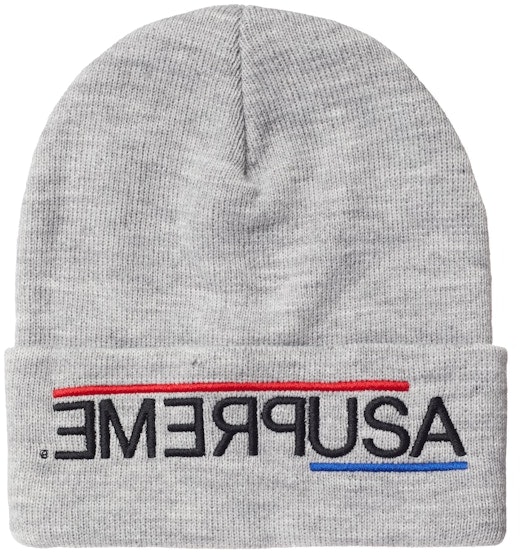 supreme-usa-beanie-heather-grey