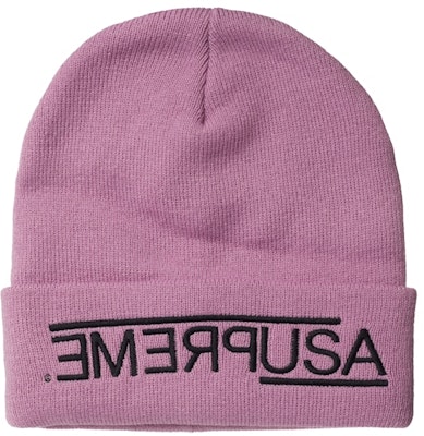Supreme USA Beanie Violet Buy Supreme USA Beanie Violet