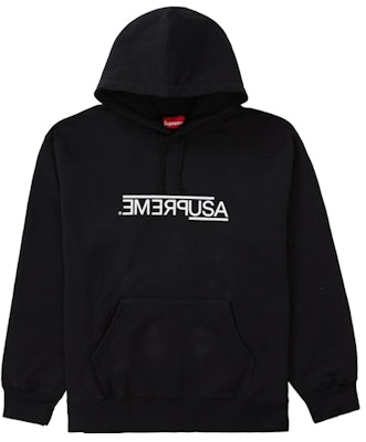 Supreme USA Hooded Sweatshirt Black Buy Supreme USA Hooded Sweatshirt Black