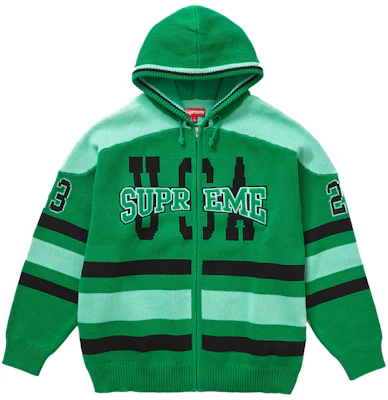 Supreme sweater green best sale