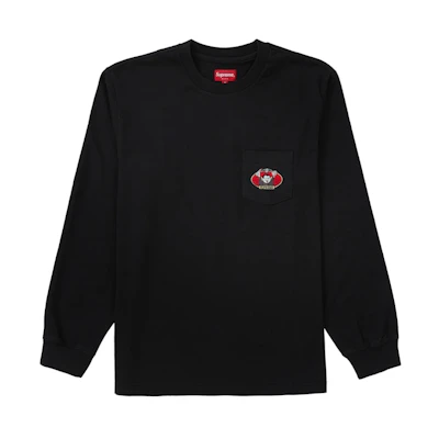 Supreme Vampire Boy L/S Pocket Tee Black