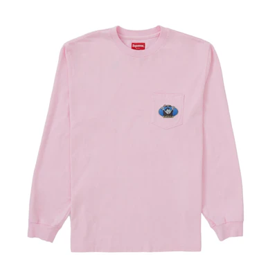 Supreme Vampire Boy L/S Pocket Tee Light Pink