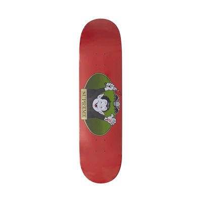Supreme Vampire Boy Skateboard Deck Red