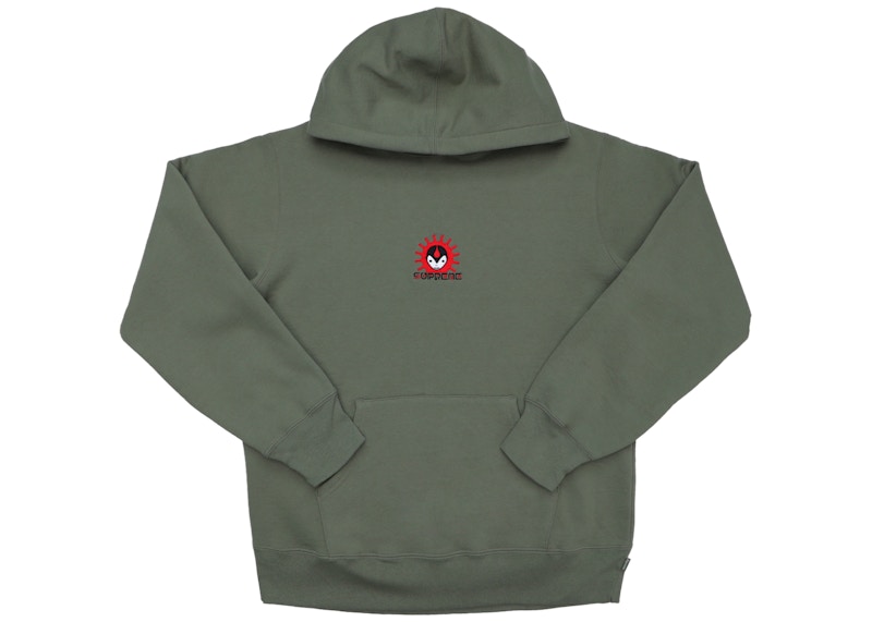 Supreme Vampire Hooded Sweatshirt Light Olive