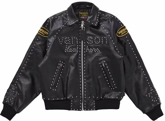 Supreme Vanson Leathers b.b. Simon 皮革外套 黑色 Buy Supreme Vanson Leathers b.b. Simon 皮革外套 黑色