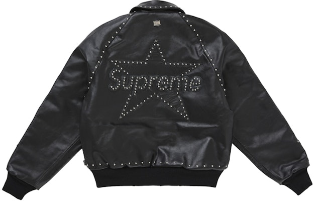 Supreme Vanson Leathers b.b. Simon 皮革外套 黑色 Lookbook Supreme Vanson Leathers b.b. Simon 皮革外套 黑色