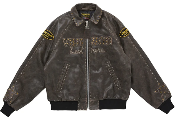 Supreme Vanson Leathers b.b. Simon Jaket Coklat Buy Supreme Vanson Leathers b.b. Simon Jaket Coklat