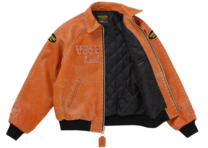 Order Supreme Vanson Leathers b.b. Simon 夾克 橘色