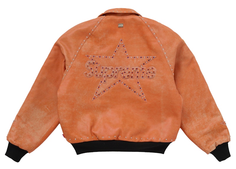 Lookbook Supreme Vanson Leathers b.b. Simon 夾克 橘色