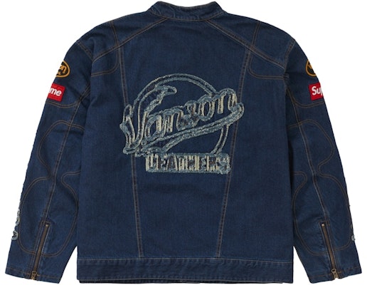 Supreme Vanson Leathers Cordura 丹寧夾克 藍色 Lookbook Supreme Vanson Leathers Cordura 丹寧夾克 藍色