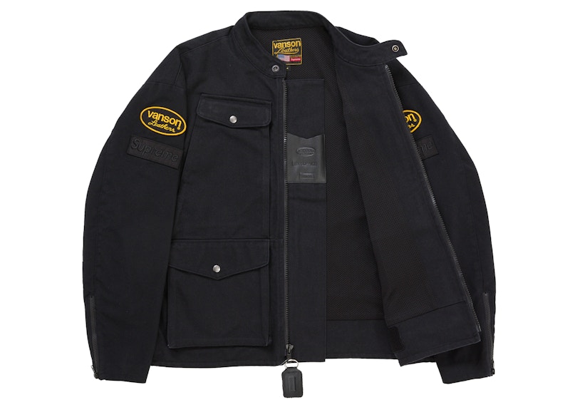 Supreme Vanson Leathers Cordura Jacket (SS26) Black 圖 2