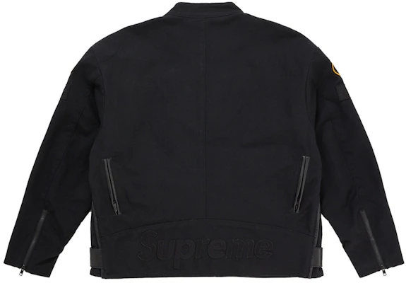 Supreme Vanson Leathers Cordura Jacket (SS26) Black Lookbook Supreme Vanson Leathers Cordura Jacket (SS26) Black