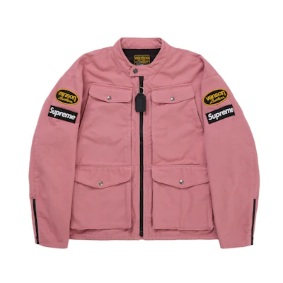 Supreme Vanson Leathers Cordura Jacket (SS26) Pink