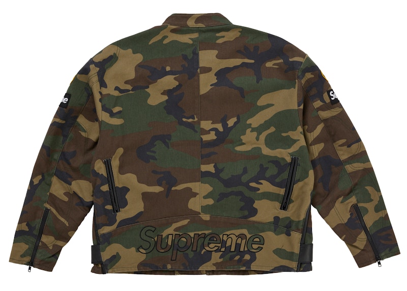 Lookbook Supreme Vanson Leathers Cordura 外套 (SS26) 丛林迷彩