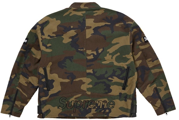 Supreme Vanson Leathers Cordura 外套 (SS26) 丛林迷彩 Lookbook Supreme Vanson Leathers Cordura 外套 (SS26) 丛林迷彩