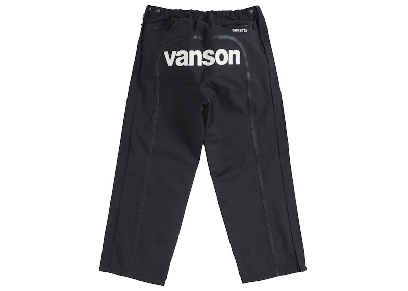 Lookbook Supreme Vanson Leathers GORE-TEX Celana Hitam