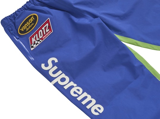Supreme Vanson Leathers GORE-TEX Pant Royal Lookbook Supreme Vanson Leathers GORE-TEX Pant Royal