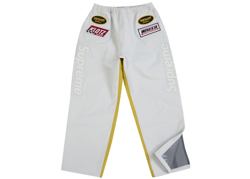 Order シュプリーム バンソン レザーズ GORE-TEX パンツ ホワイト