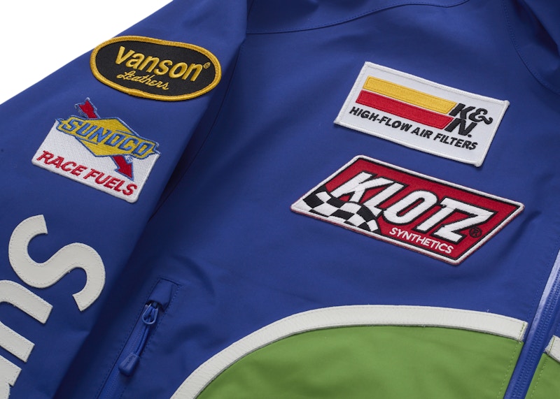 Shop 슈프림 반슨 레더스 고어텍스 쉘 자켓 로얄