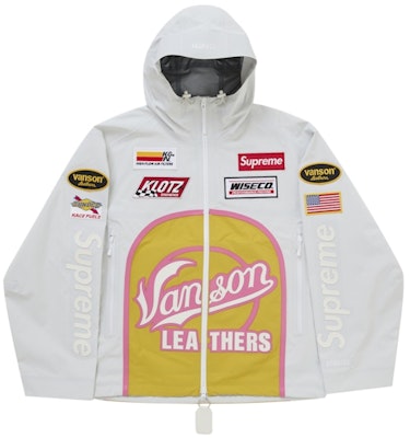 Supreme Vanson Leathers GORE-TEX 防水外套 白色 Buy Supreme Vanson Leathers GORE-TEX 防水外套 白色