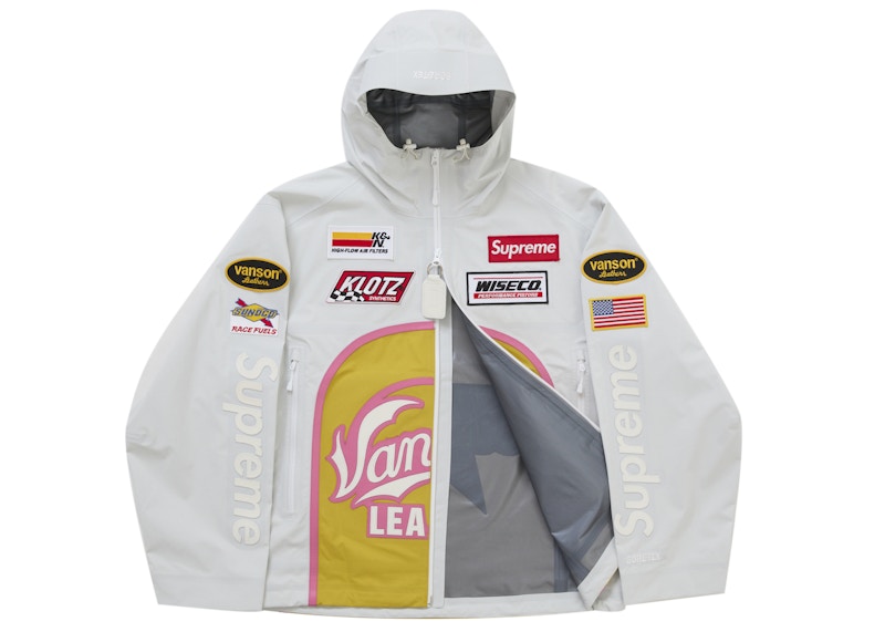 Order Supreme Vanson Leathers GORE-TEX 防水外套 白色