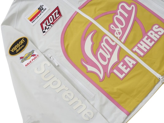 Supreme Vanson Leathers GORE-TEX 防水外套 白色 Purchase Supreme Vanson Leathers GORE-TEX 防水外套 白色