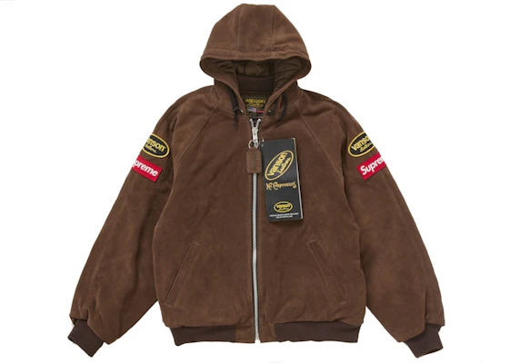 Chaqueta de Trabajo con Capucha de Ante Supreme Vanson Leathers. Buy Chaqueta de Trabajo con Capucha de Ante Supreme Vanson Leathers.