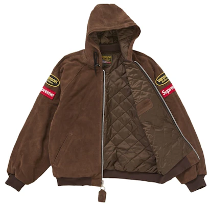 Chaqueta de Trabajo con Capucha de Ante Supreme Vanson Leathers. Order Chaqueta de Trabajo con Capucha de Ante Supreme Vanson Leathers.